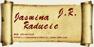 Jasmina Radučić vizit kartica